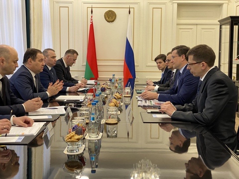 Встреча Глеба Никитина и Романа Головченко в Минске