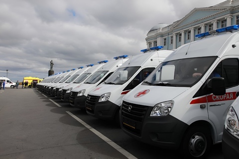 Нижегородским медикам передали еще 52 специализированные машины ГАЗель NEXT