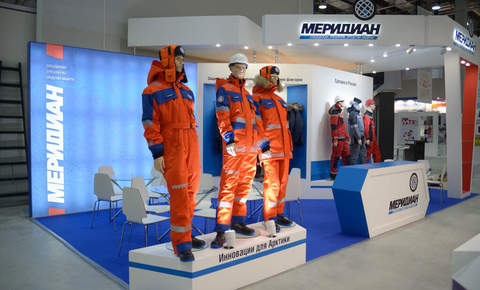 Выставочный стенд компании «Меридиан» на выставке «SAPE – 2018» в Сочи.