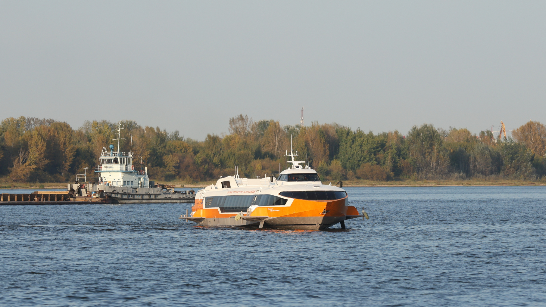 Нижегородской области передадут опытный образец катера на подводных крыльях