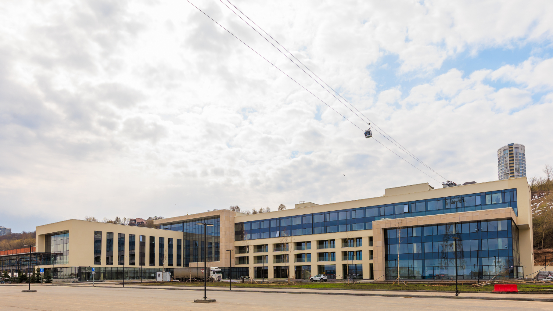 В Нижнем Новгороде на берегу Волги построили первую очередь экопарка на Гребном канале