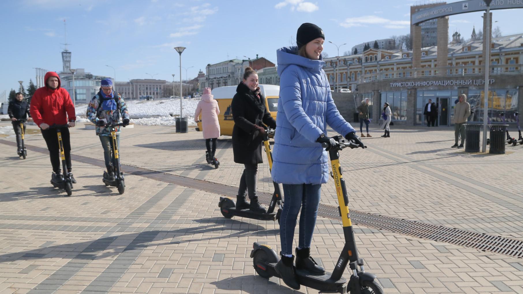 В Нижнем Новгороде открылся сезон самокатов