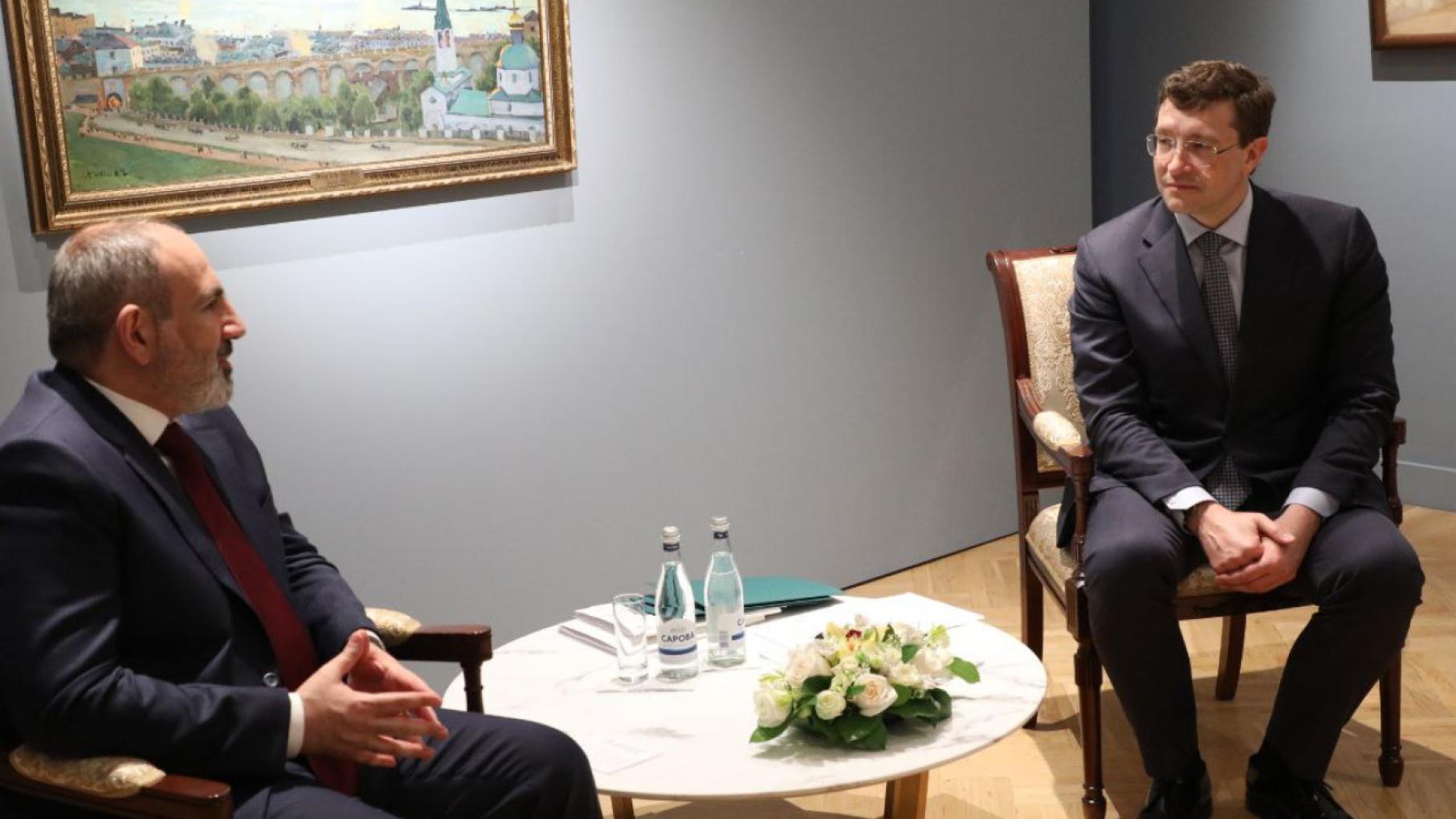 Премьер-министр Армении и нижегородский губернатор обсудили перспективы расширения экономического сотрудничества