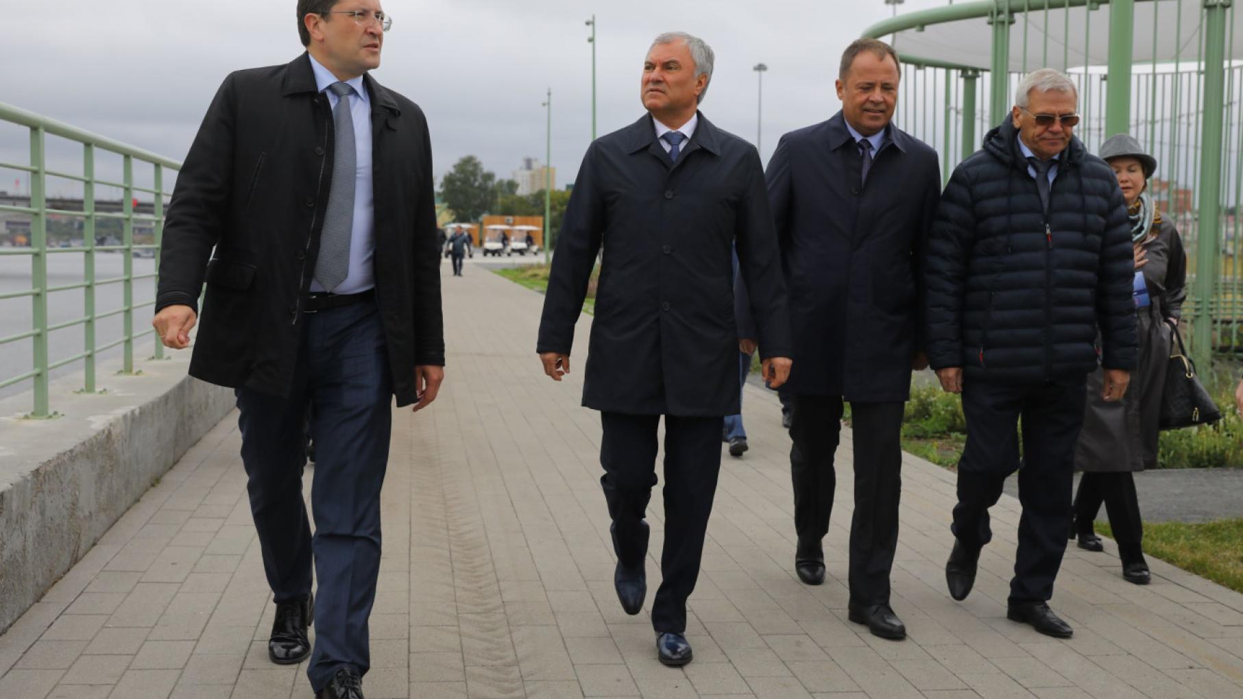 Вячеслав Володин оценил проекты развития Нижнего Новгорода