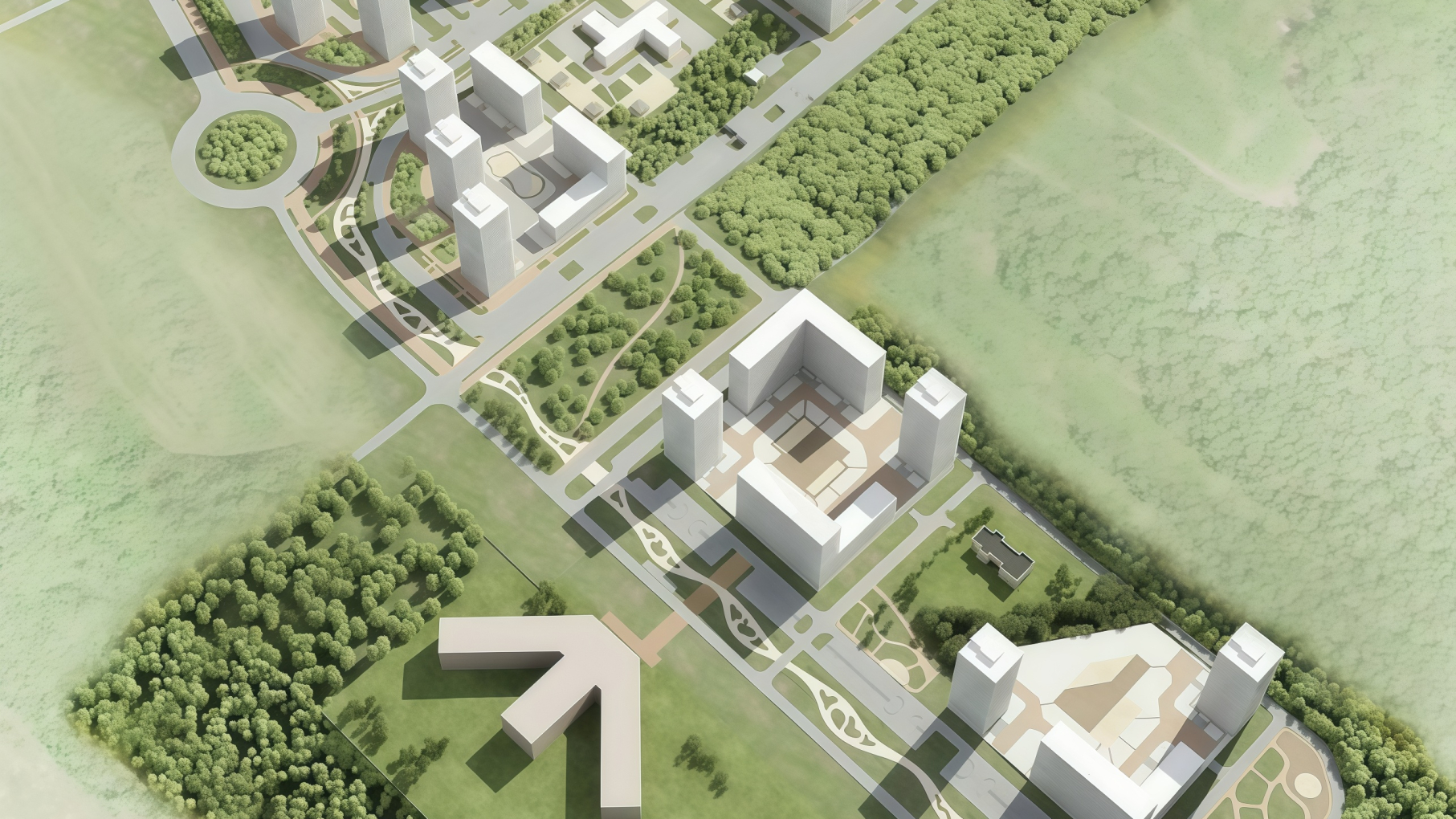 В Ольгино стартовало строительство нового жилого микрорайона