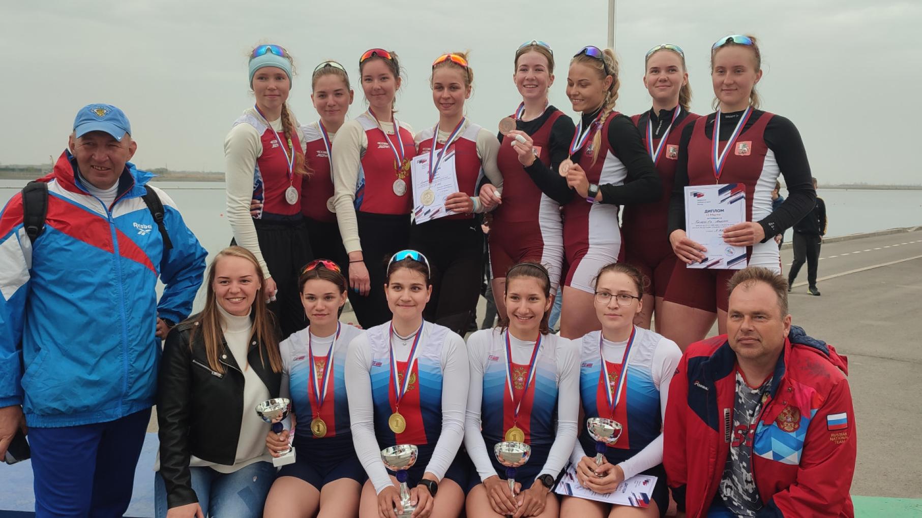 Нижегородцы завоевали восемь медалей в гребном спорте