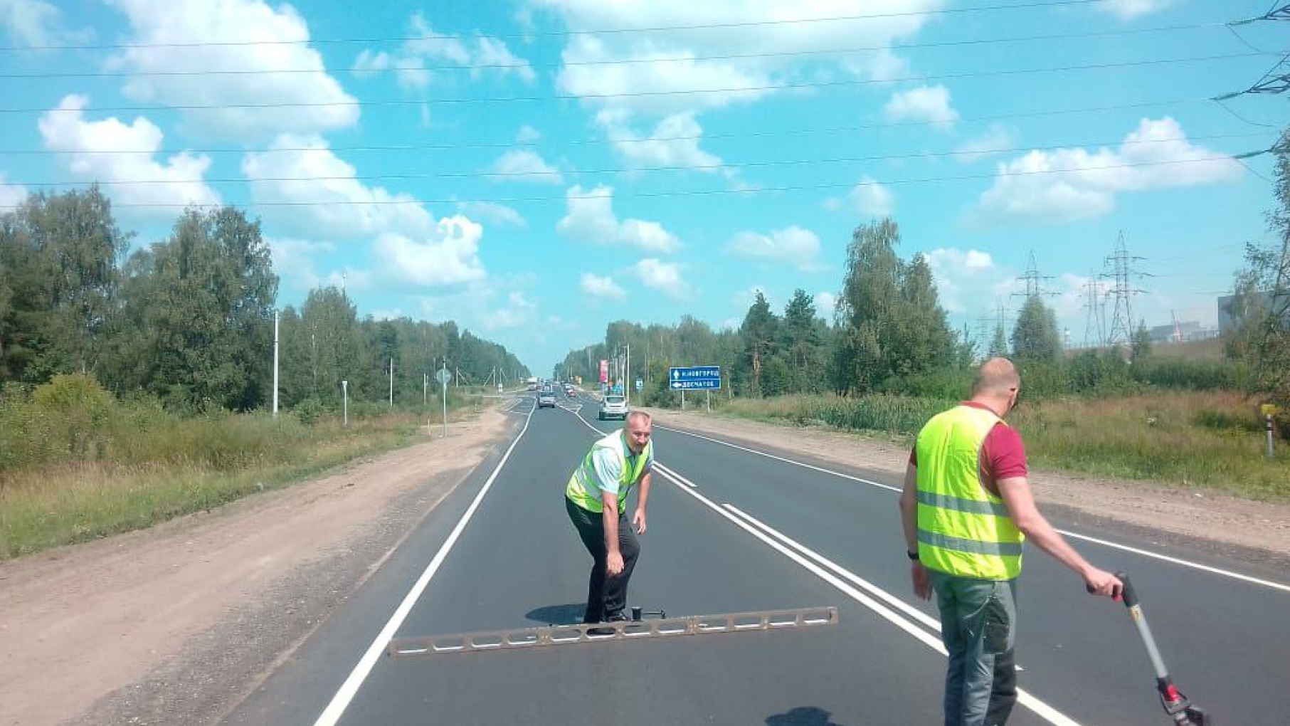 В Выксе завершены плановые дорожные работы 2025 года