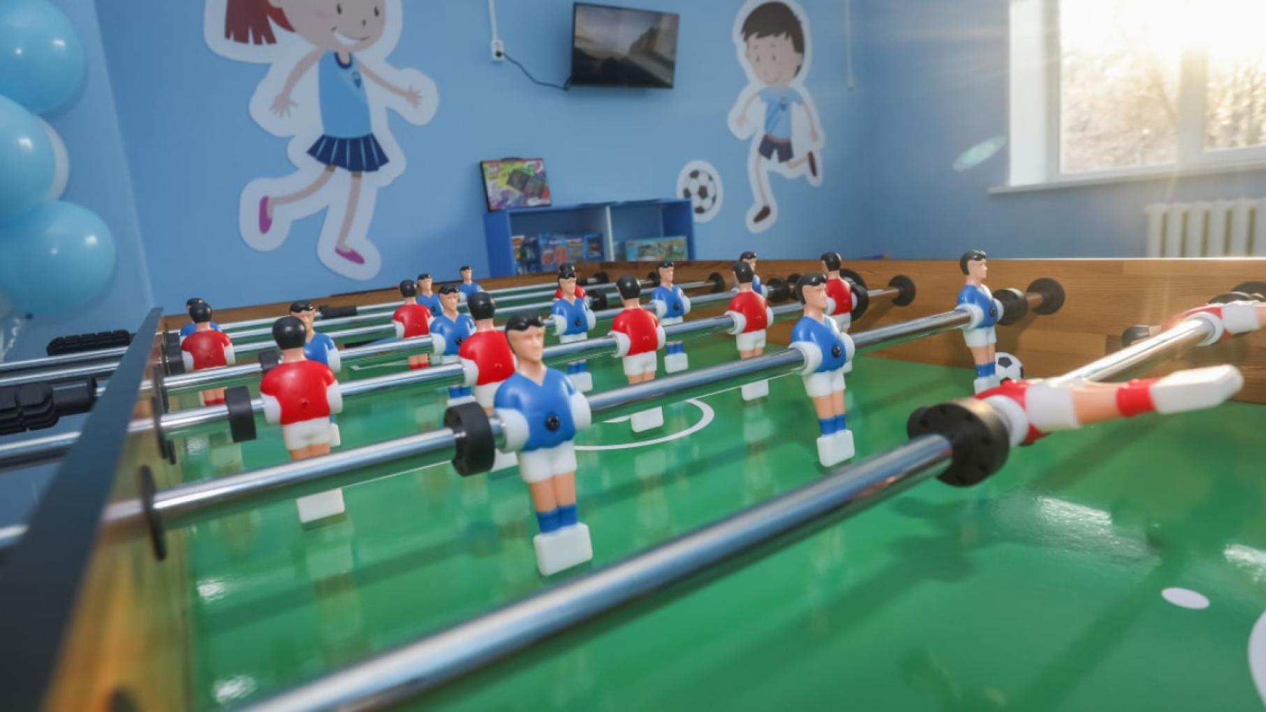 Футбольная игровая комната открылась в нижегородской больнице