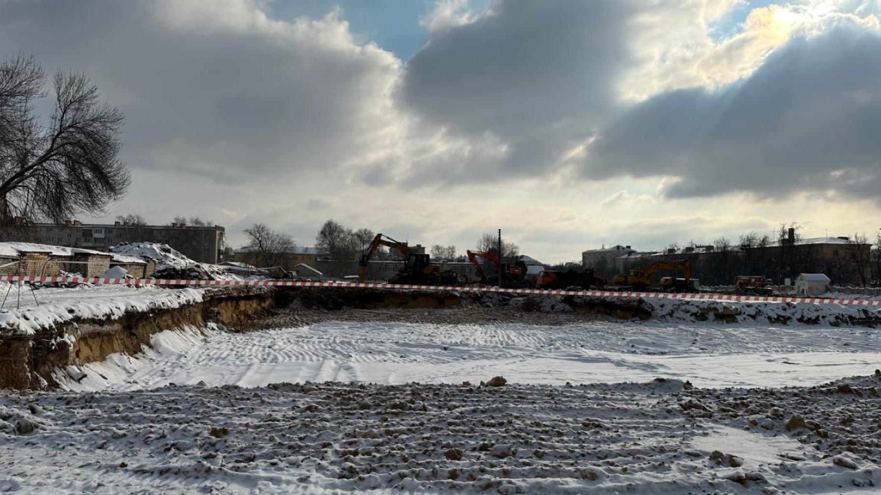 В Нижегородской области приступили к устройству котлована для школы