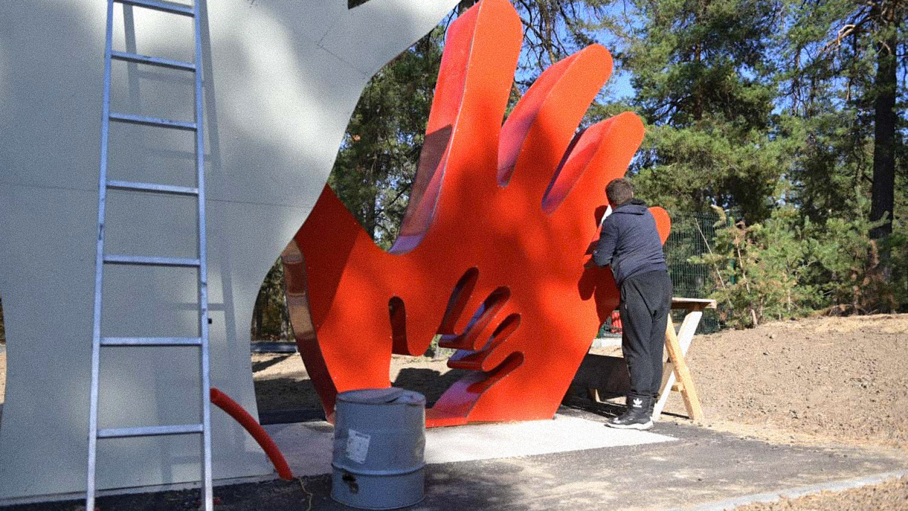 В Дзержинске завершают благоустройство нового общественного пространства — парка «Молодёжный»