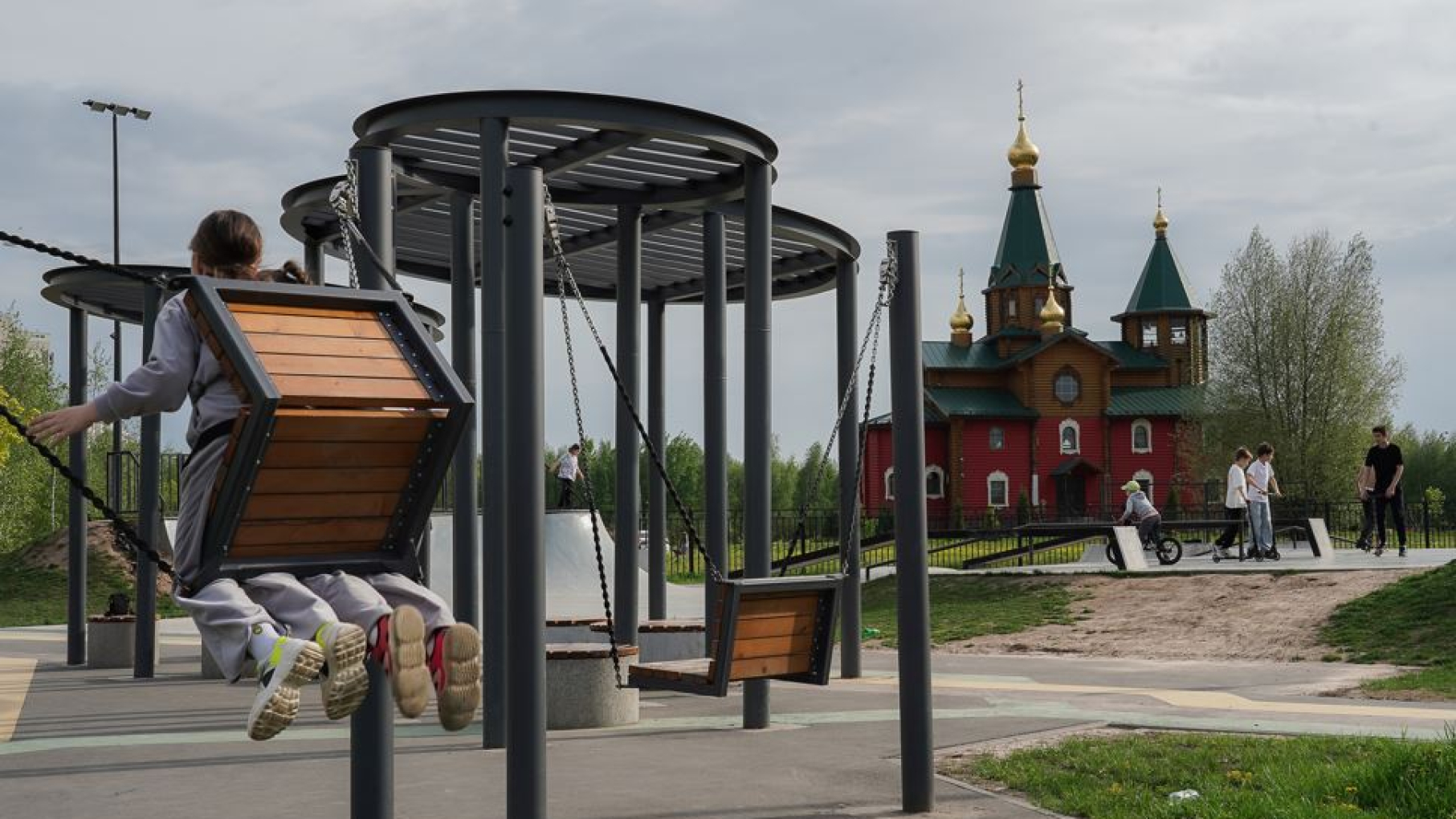 В Нижнем Новгороде благоустроили пять общественных пространств у храмов