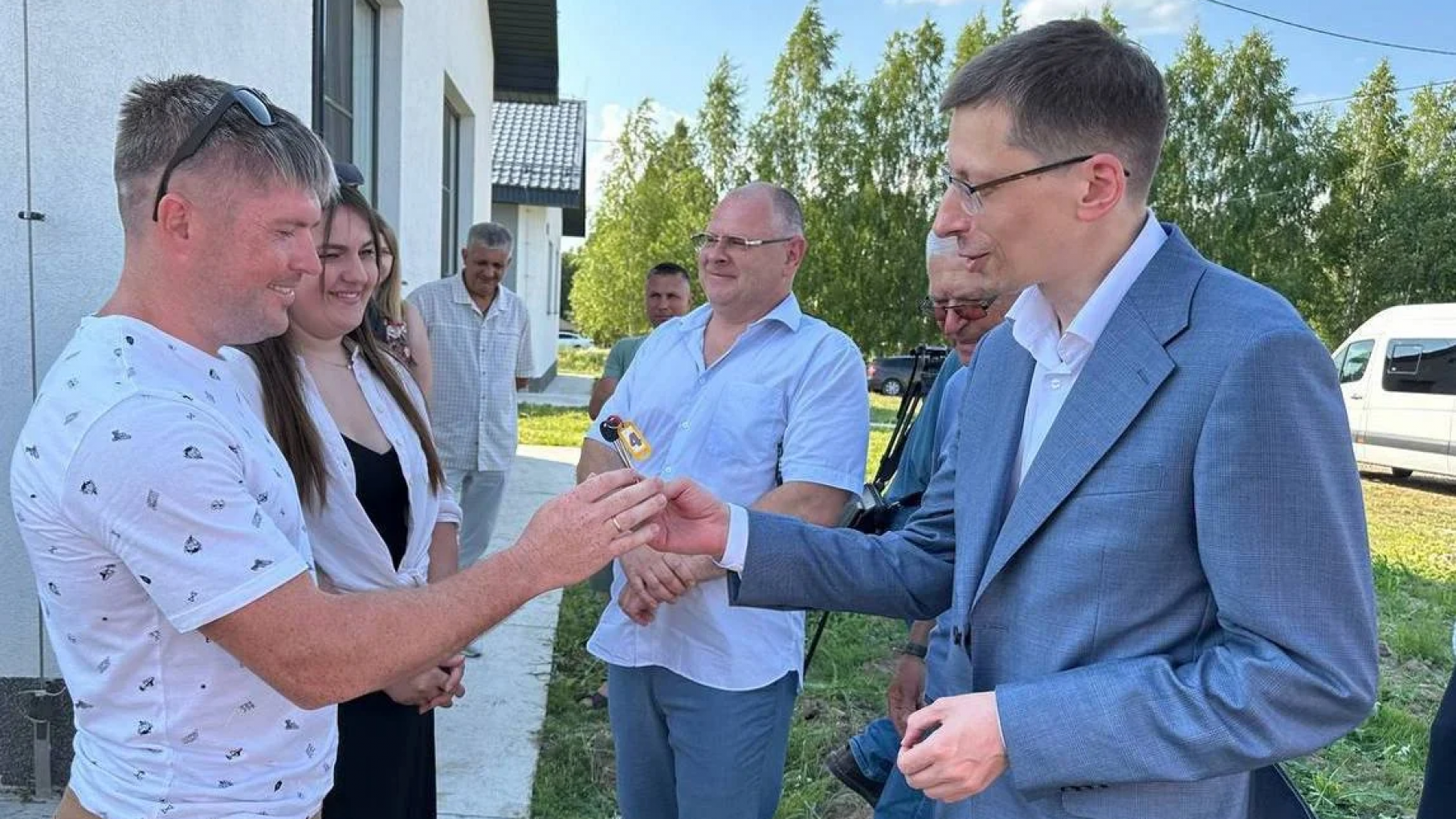 Шесть семей в Богородском округе получили ключи от новых домов в рамках госпрограммы
