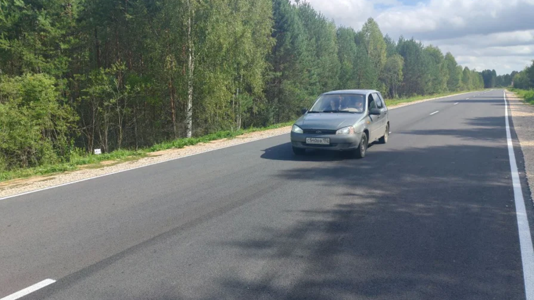 Завершен капремонт основной дороги между Воскресенским и Краснобаковским округами