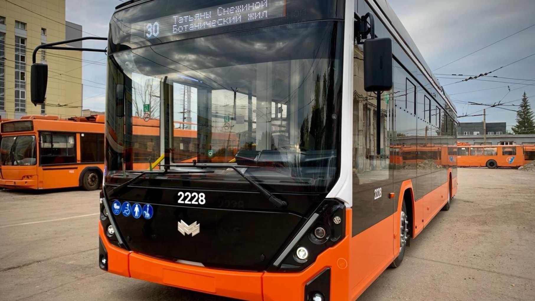 В Нижнем Новгороде с 25 сентября начнется тестирование белорусского троллейбуса