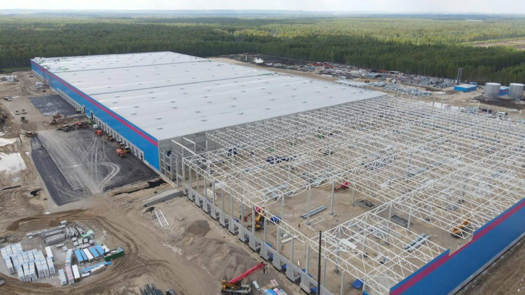 Крупный строящийся логистический складской комплекс Ozon в Нижнем Новгороде получил налоговые льготы