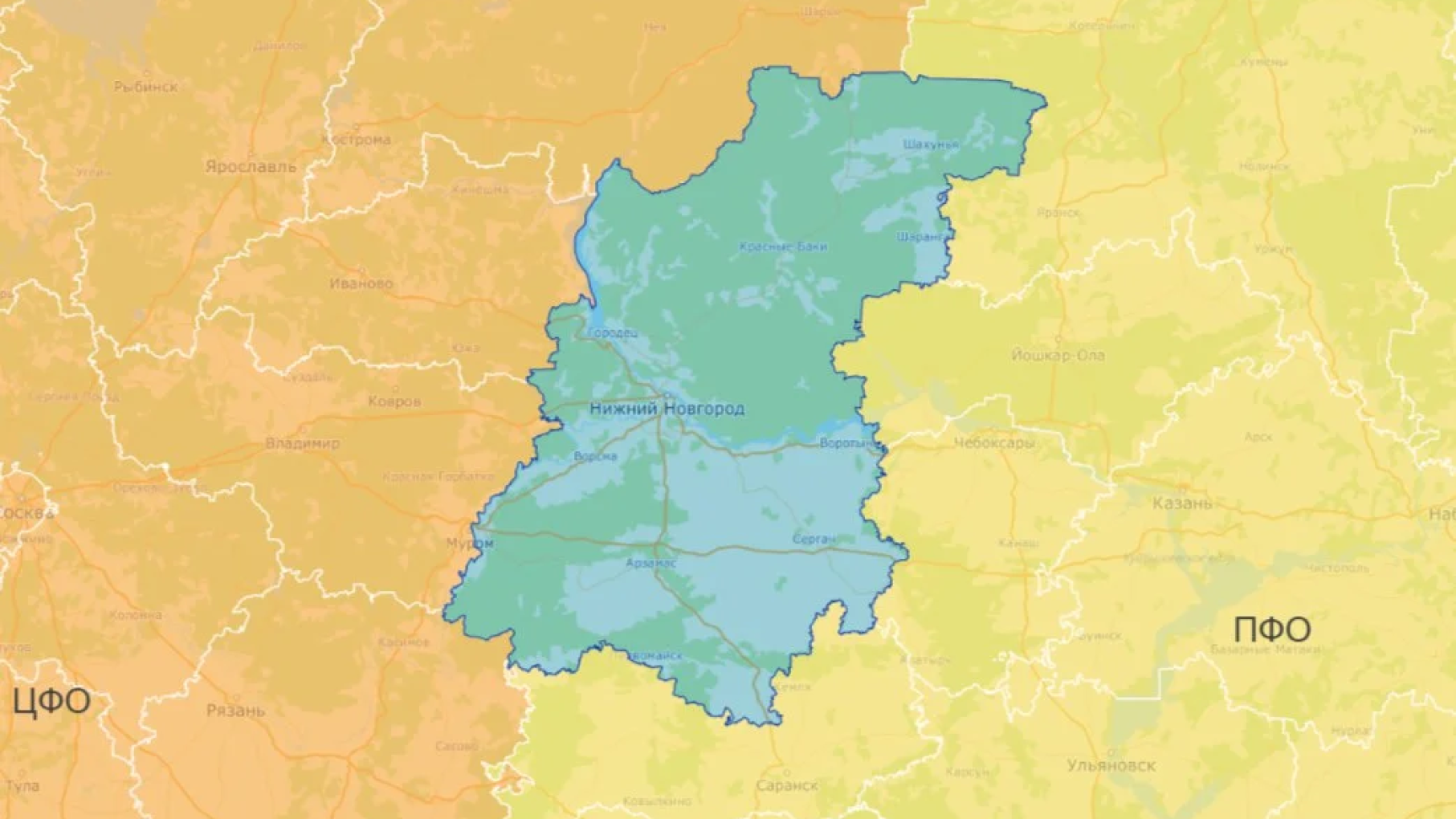 Нижегородская область вошла в тройку лидеров по интересу инвесторов на инвесткарте России