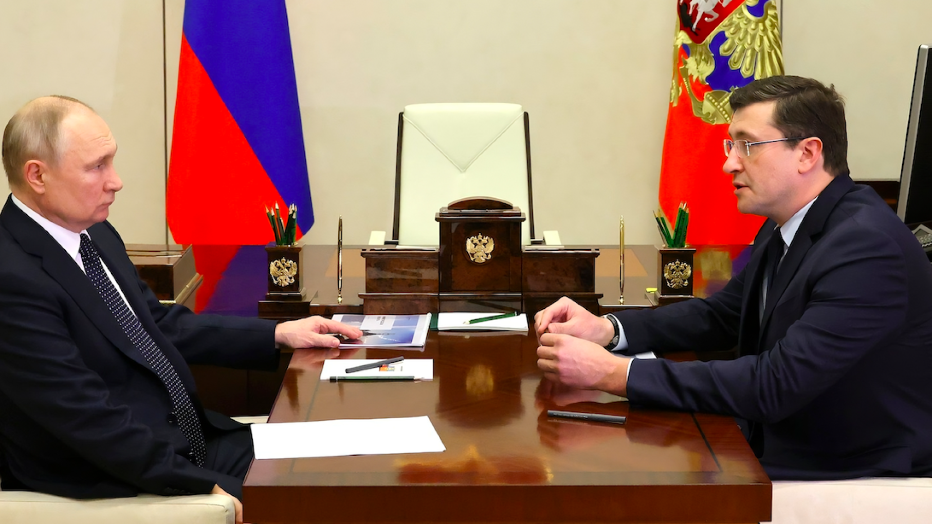О чем говорили на встрече Владимир Путин и Глеб Никитин