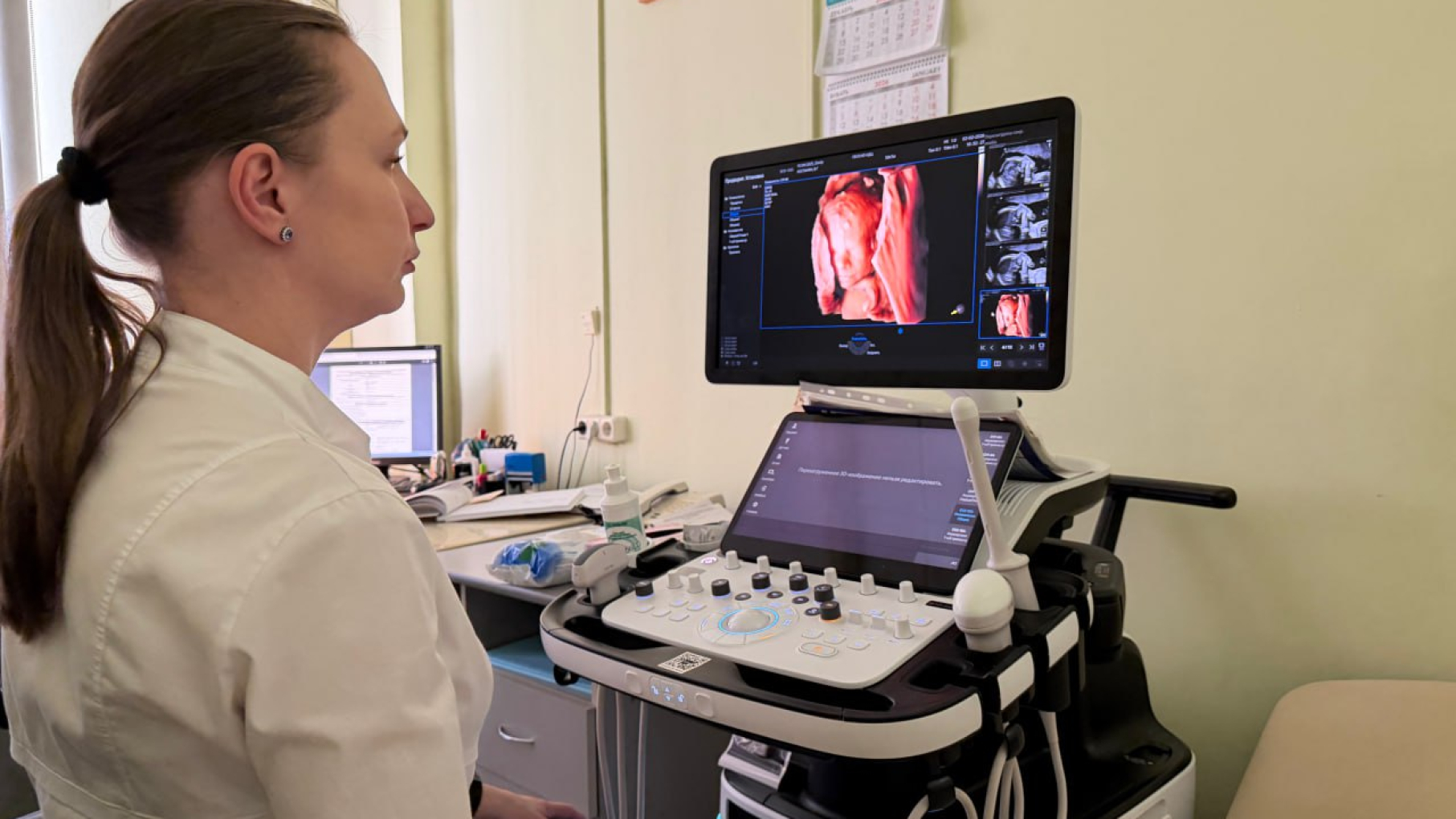 В нижегородском Клиническом диагностическом центре установили новый УЗИ-аппарат для беременных