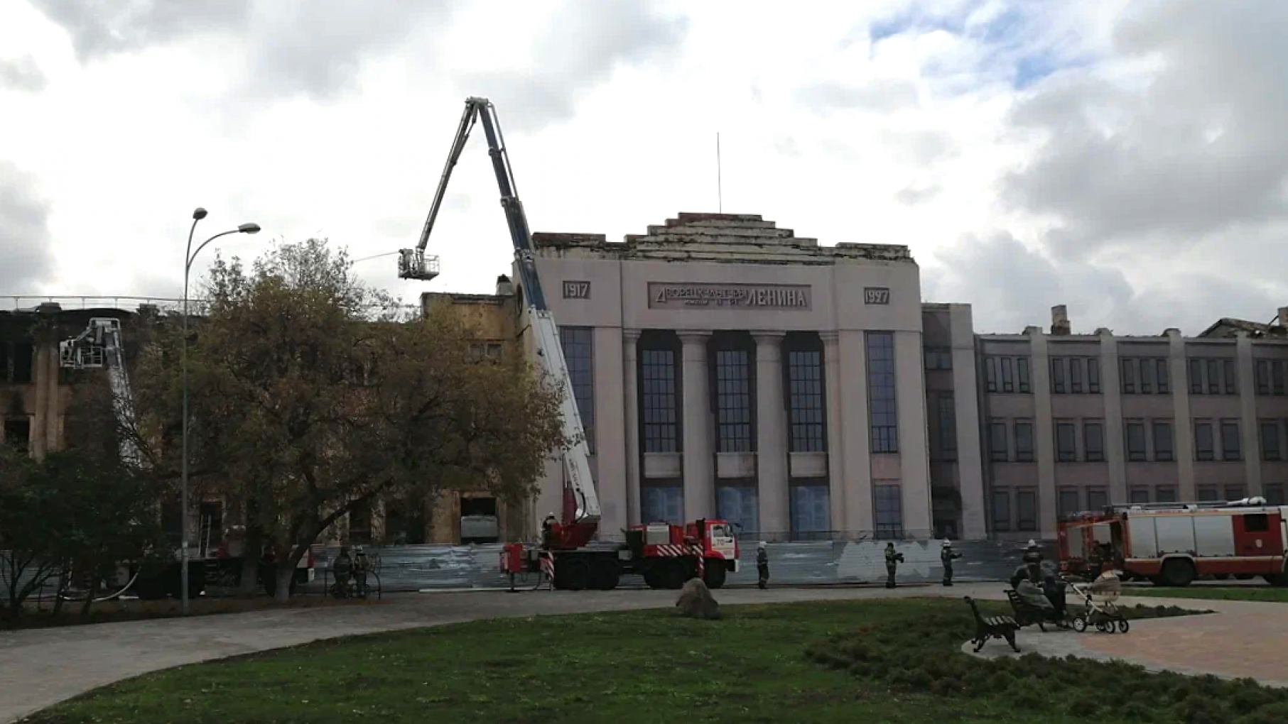 Дом культуры имени Ленина в Нижнем Новгороде начали реставрировать